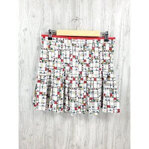 Vintage 90s Tennis Skirt Pleated Mini Skirt 80s Mini School Girl Funky Art